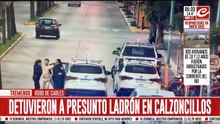Se desnudó para no ser reconocido y fue detenido en calzonzillos