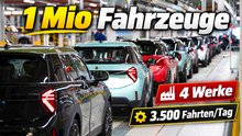 BMW Group: 3.500 automatisierte Fahrten täglich in 4 Werken