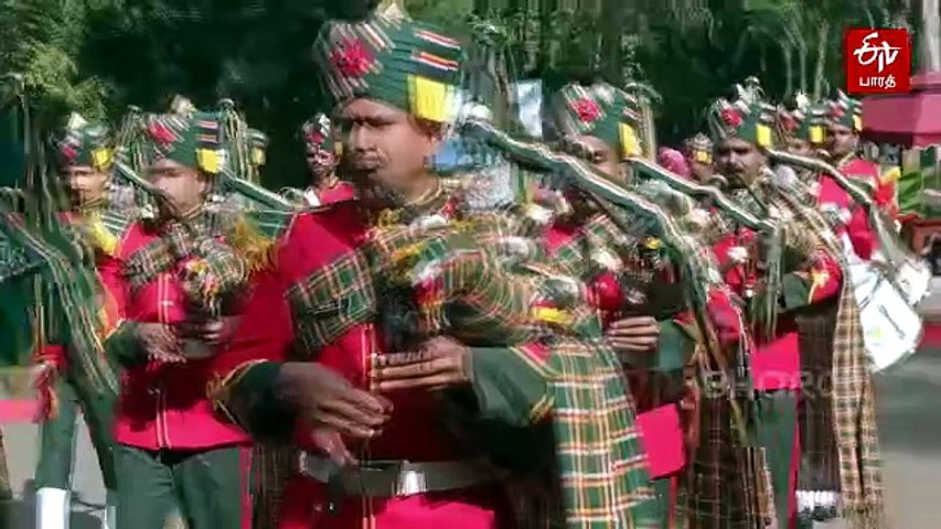 குன்னூர் வெலிங்டன் போர் நினைவிடத்தில் காலாட்படை தினம் அனுசரிப்பு