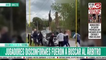 Fútbol violento: tremenda batalla campal entre jugadores y árbitros