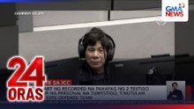 Paggamit ng recorded na pahayag ng 2 testigo sa halip na personal na tumestigo, tinutulan ng Duterte Defense team | 24 Oras
