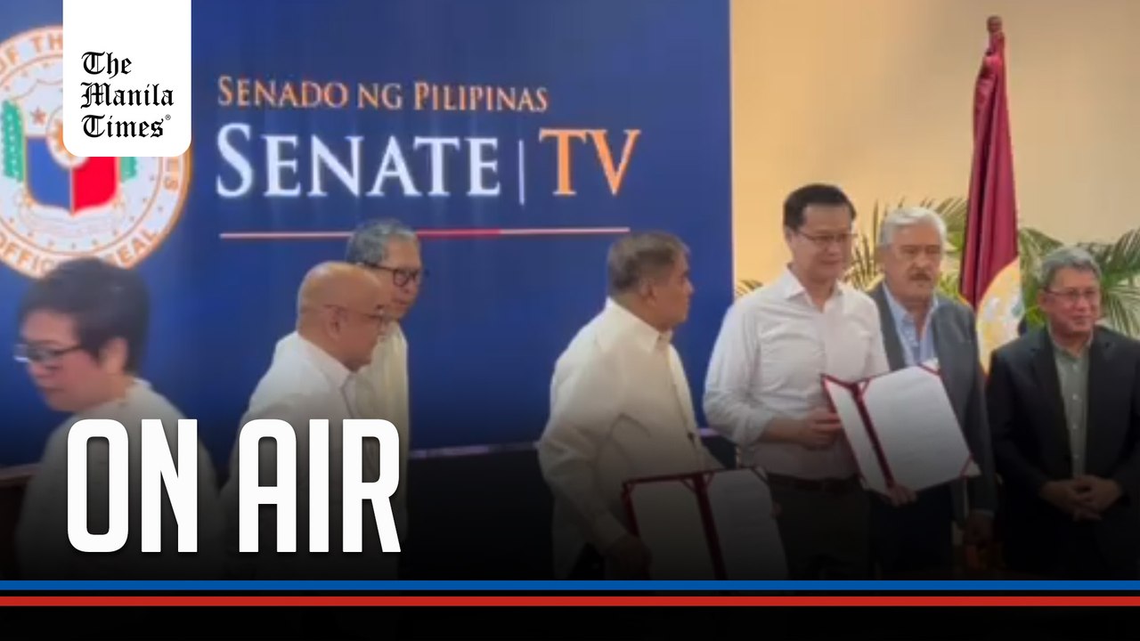 Senate, IBC-13 launch dedicated Senate TV channel - video Dailymotion
