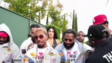 🔥DeenTheGreat & Adrien Broner's Music Video Shoot Gets Wild with Concrete Body Bumps