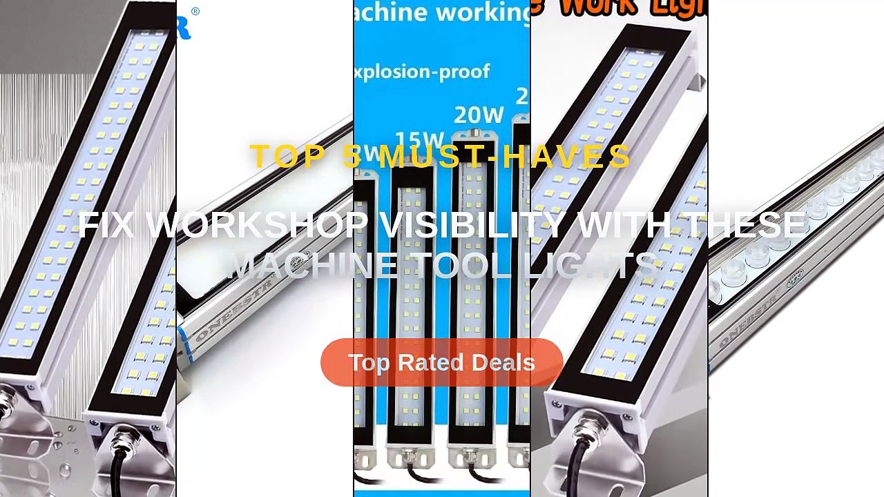 Fix Workshop Visibility With These Machine Tool Lights - Video Dailymotion