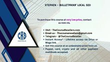 Thecourseresellers.com - Stephen – Bulletproof Local SEO