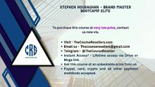 Thecourseresellers.com - Stephen Houraghan – Brand Master Bootcamp Elite