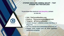Thecourseresellers.com - Stephen Noch and Andrew Bailiff – That Amazon Ads Masterclass