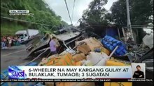 Saksi: (Part 1) Taxi, naipit sa tumagilid na truck; Mga red flag umano sa panukalang 2027 Nat'l Budget; Panibagong apela ng Malacañang kay Sen. Bato Dela Rosa