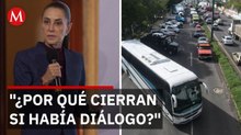 Sheinbaum desenmascara el paro en carreteras: "reunión secreta con el PRI"