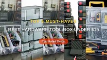 Amazing Top 5 Hardware Tool Box For Home DIY You Need To See