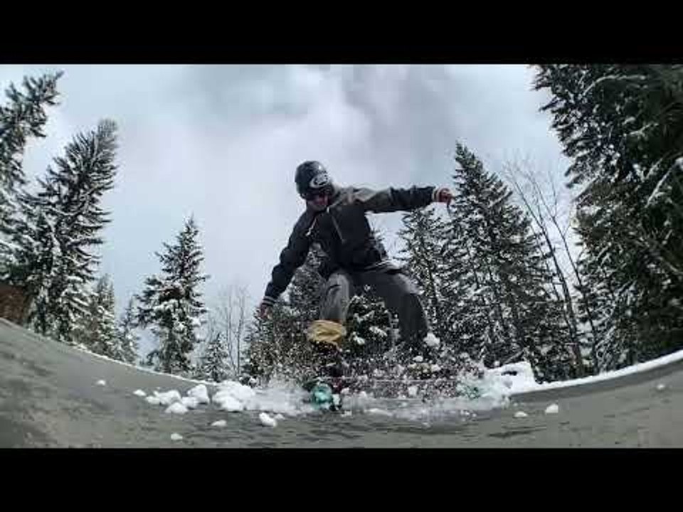 Two Men Perform Skateboard Tricks on Icy Roads - video Dailymotion