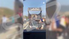 La pasividad de los agentes de Marruecos duranet al entrada masiva en Ceuta