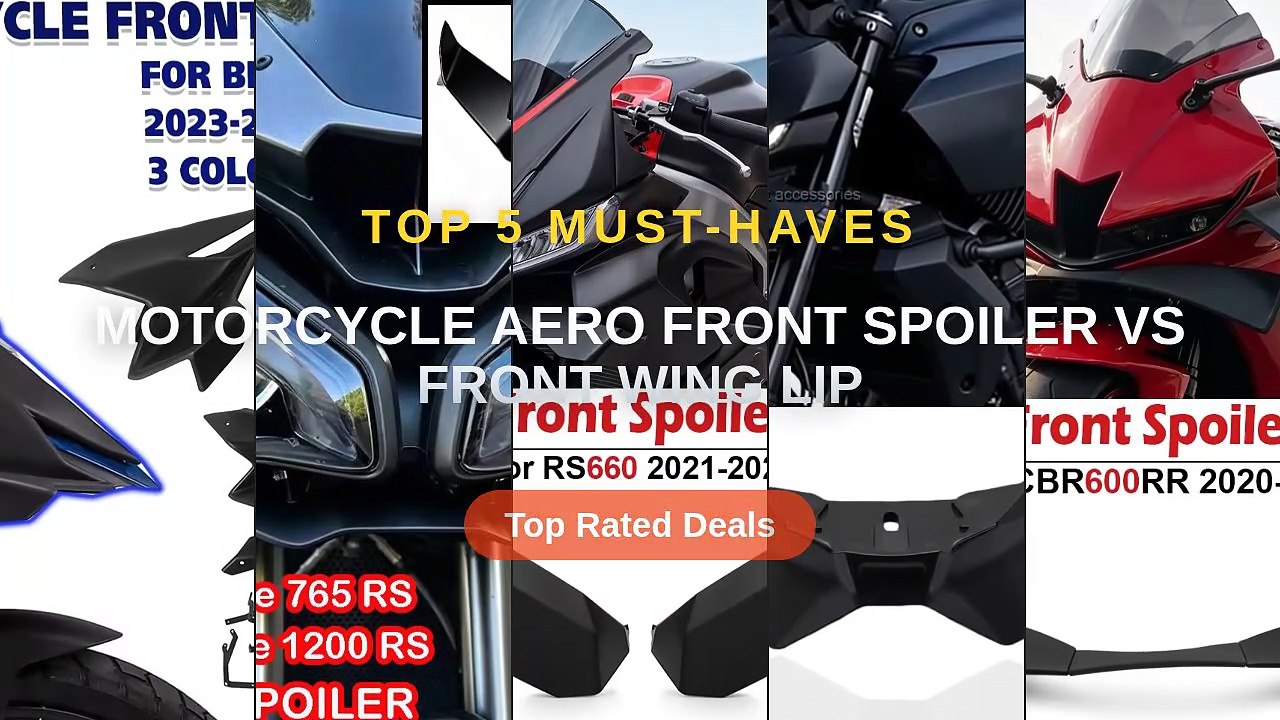 Don't Buy Top 5 Motorcycle Spoilers For Front Aero Before Watching This ...