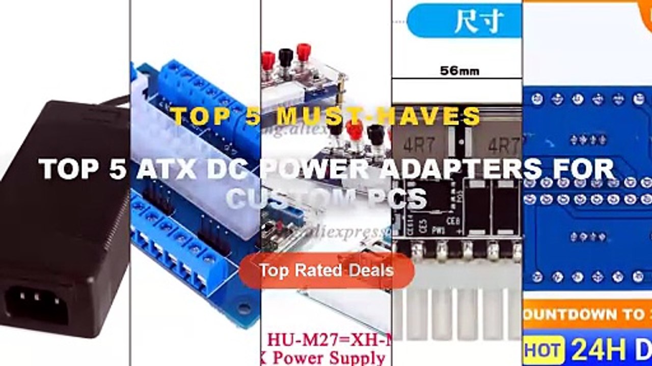 Cheap & Best Top 5 ATX DC Power Adapters For Custom PCs Unboxing ...