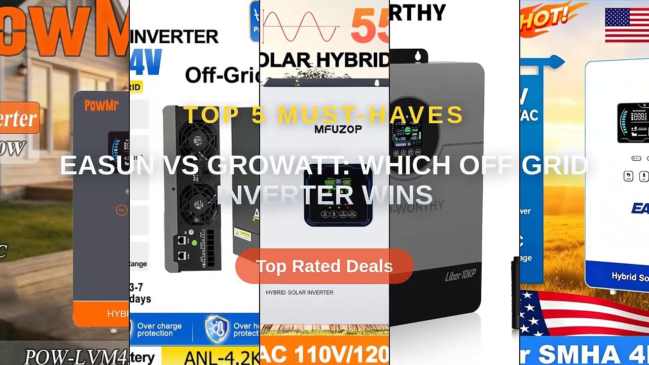 Why Everyone Is Buying Top 5 Off Grid Inverters For Solar Power - Video ...