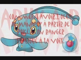 Tutorial - Pokémon Diamant et Perle - Avoir Manaphy