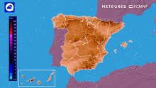 Las precipitaciones se concentrarán en el norte y sureste peninsular