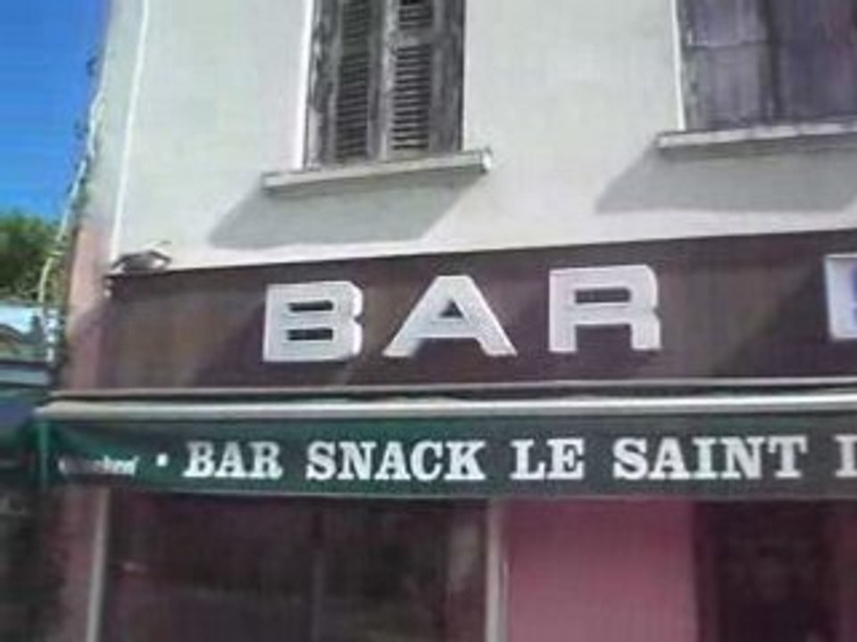 Bar Saint-Louis Roanne bd jules ferry faubourg clermont video pierre aribaut pour laurent