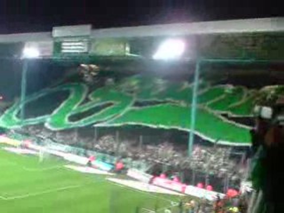 Tifos Derby ASSE-Quenelles 2008