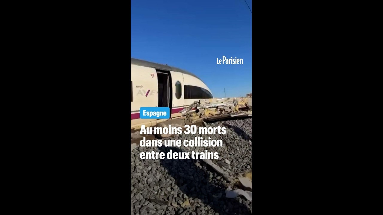 Collision de trains en Espagne : au moins 30 morts - Vidéo Dailymotion