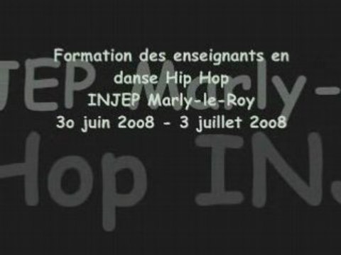 Formation enseignant danse hip hop INJEP 2008