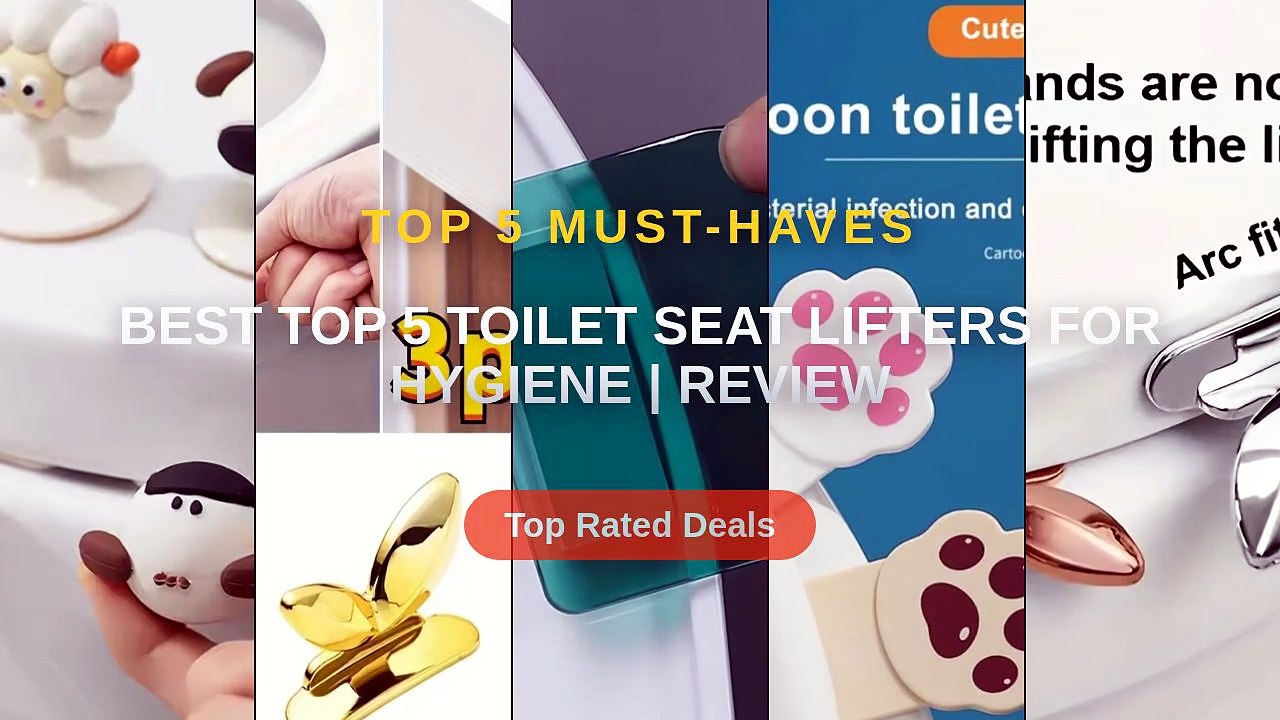 Best Top 5 Toilet Seat Lifters For Hygiene | Review - Video Dailymotion