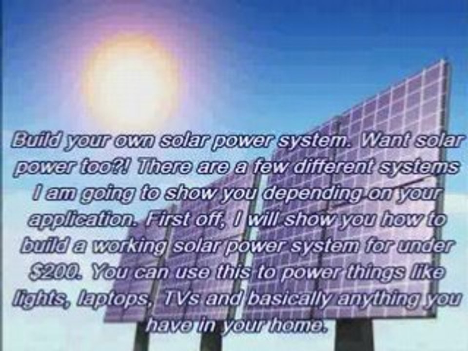 Earth 4 Energy build your own wind power system