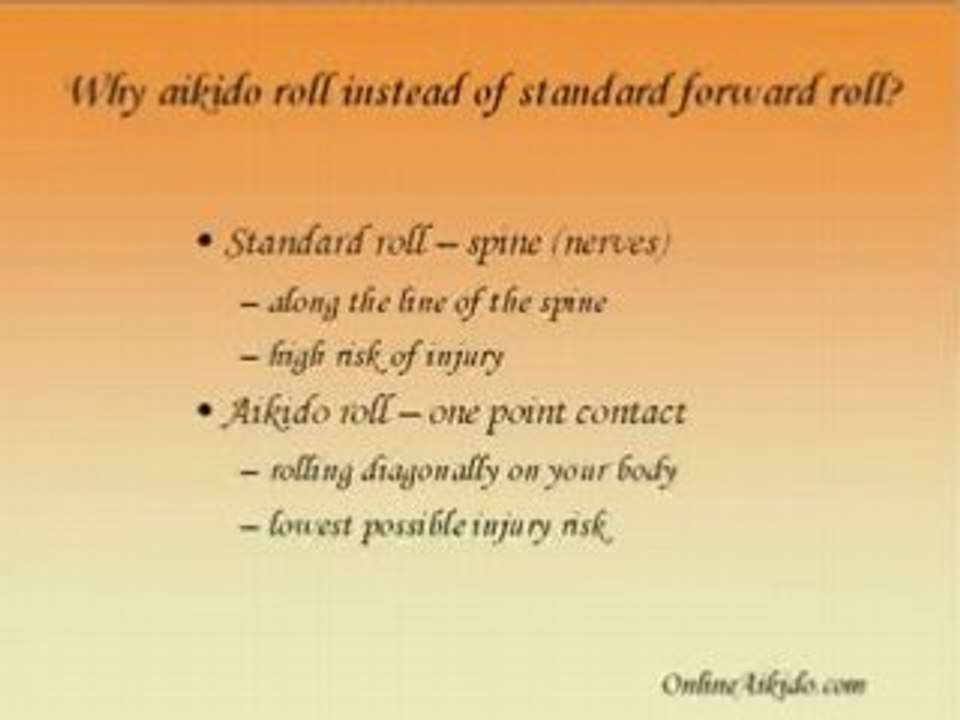 Aikido's forward roll called mae ukemi