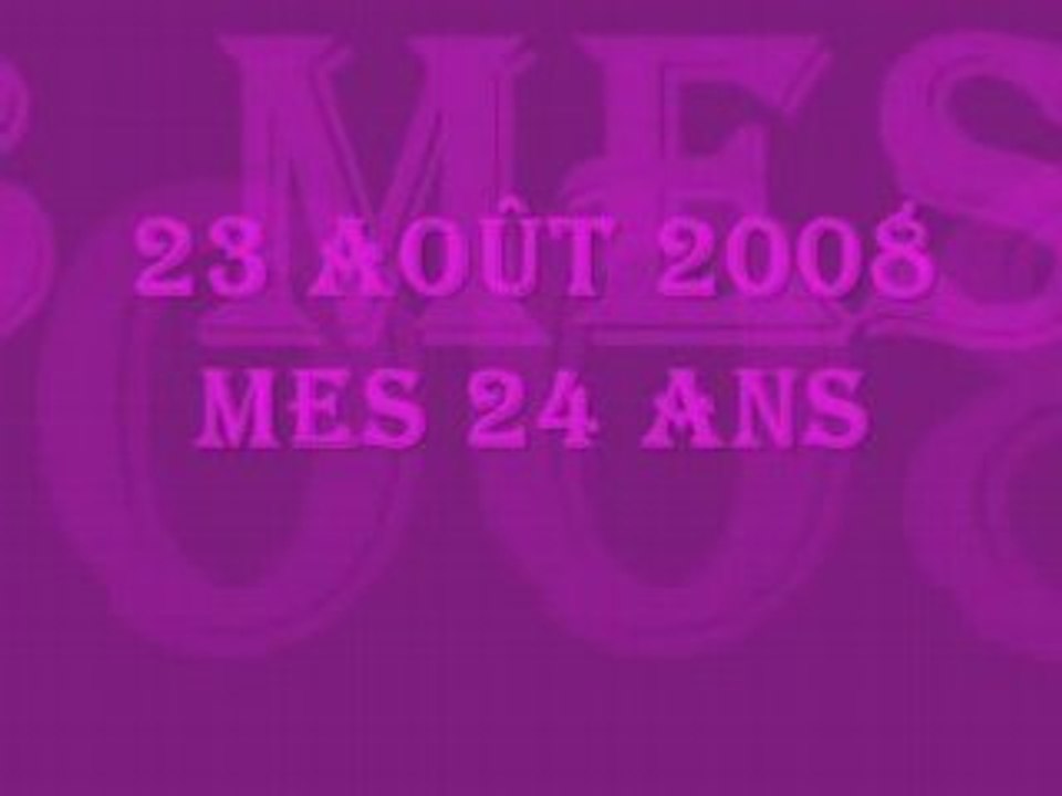 Mon anniversaire