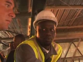 Grévistes à la déchetterie de Romainville