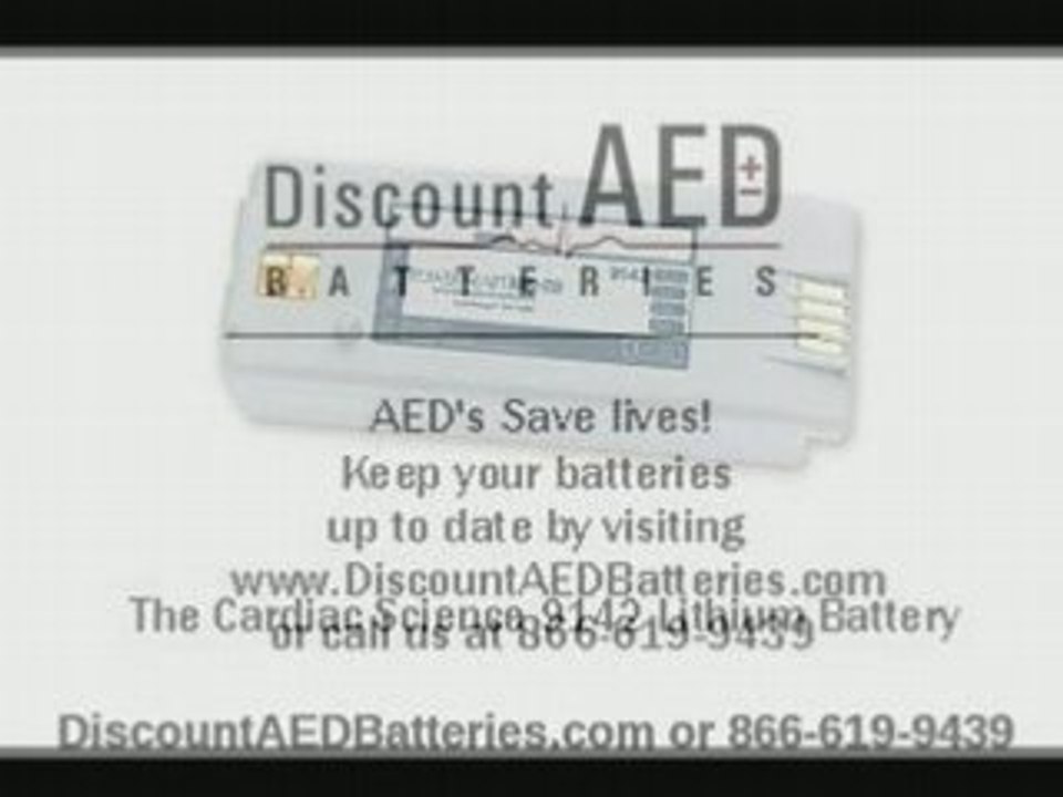Cardiac Science PowerHeart 9142 Battery
