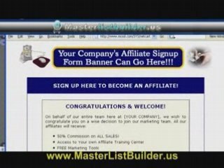 Web Affiliate Program Creates Active Affiliates