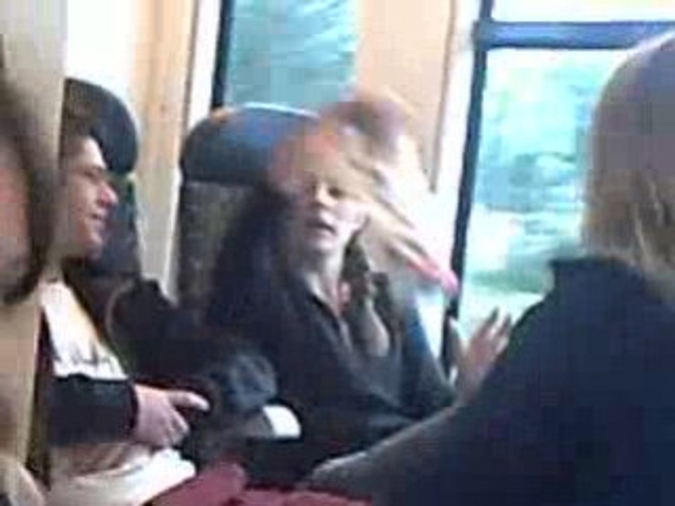 Bataille dans le train