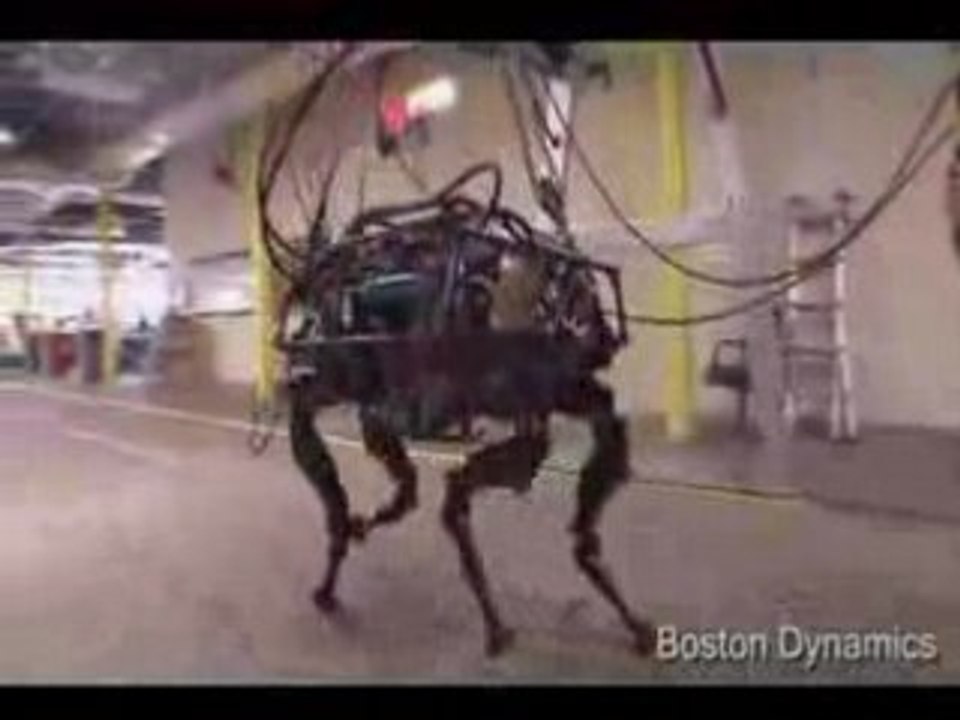 Robot - Boston Dynamics Big Dog (new video March 2008)