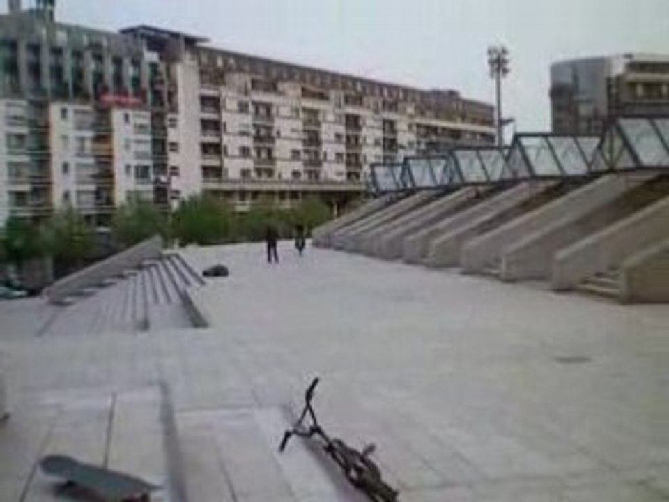 décollage en  bmx