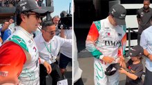 Checo Pérez recibe el cariño de la afición mexicana previo al GP  de Ciudad de México