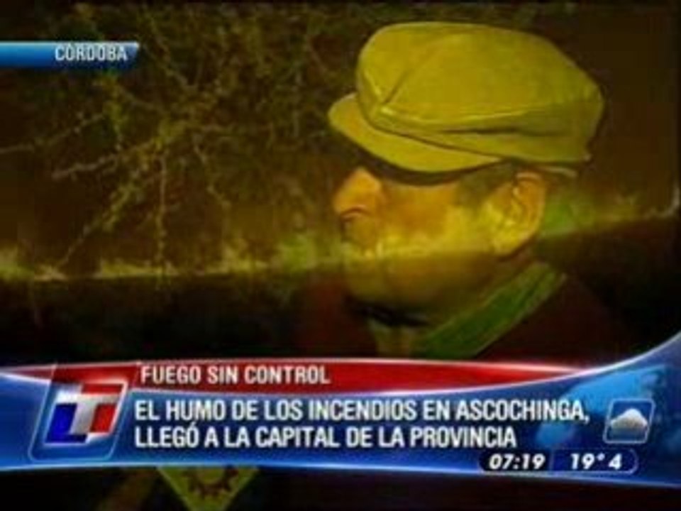 Preocupa el fuego en Córdoba