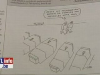 Caricature belge sur les 10 soldats français morts...