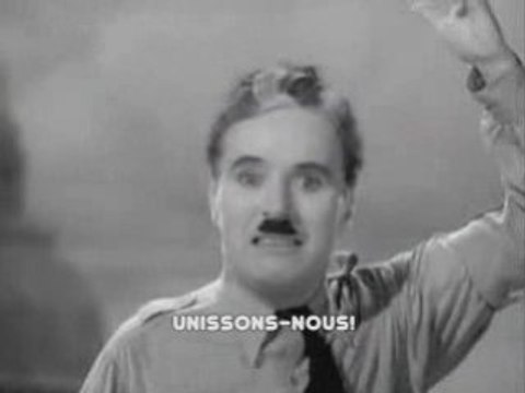 Charlie Chaplin - discours du dictateur (vost)