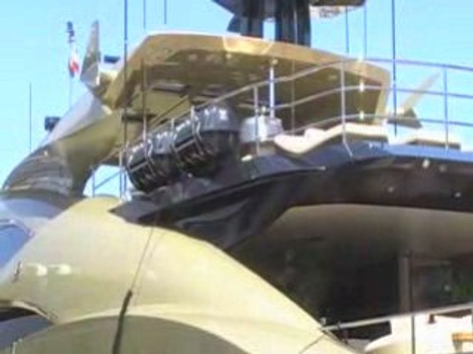 Yacht en or
