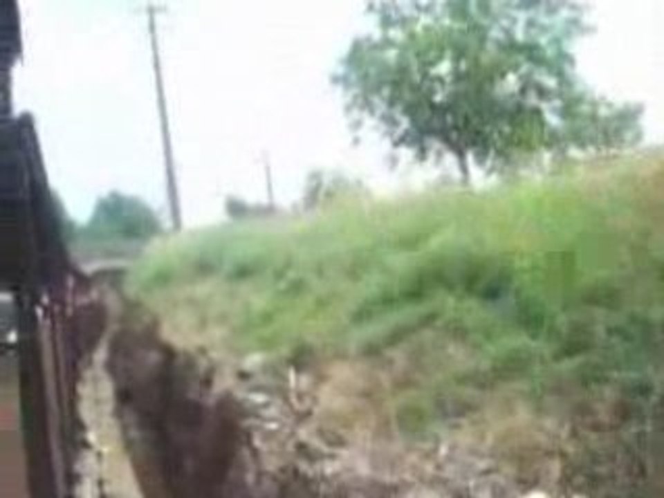 Départ du train touristique