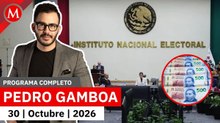 Imputan a 5 funcionarios del INE por varias irregularidades | Pedro Gamboa, 30 de octubre de 2026
