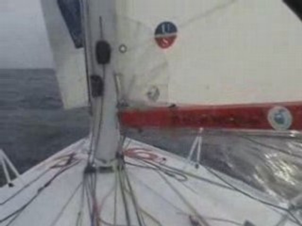 Transat 650 - bord de spi au milieu de l'atlantique