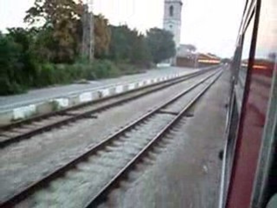 Fast train from Ruse to Sofia
