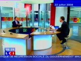 Luc Chatel sur LCI le  22.07.08