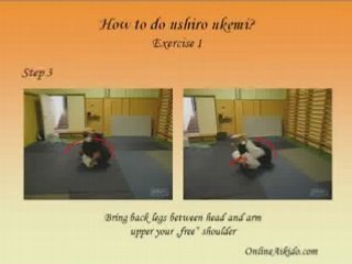 Aikido's backward roll called ushiro ukemi