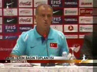 Fatih Terim Basin Toplantisi (Ermenistan - Belcika maclari)
