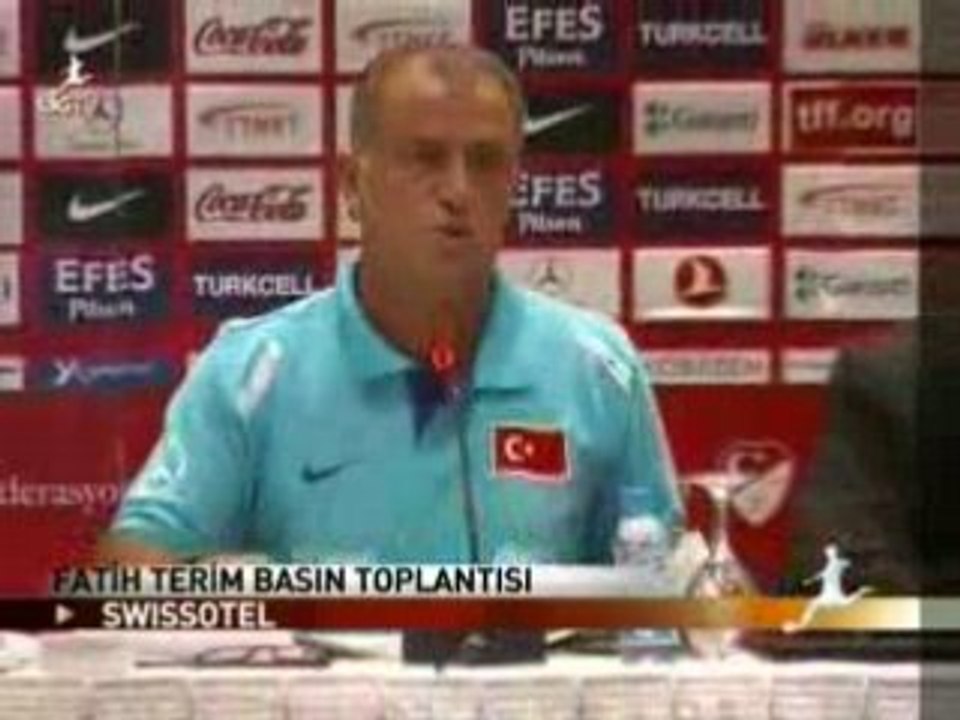 Fatih Terim Basin Toplantisi (Ermenistan - Belcika maclari)