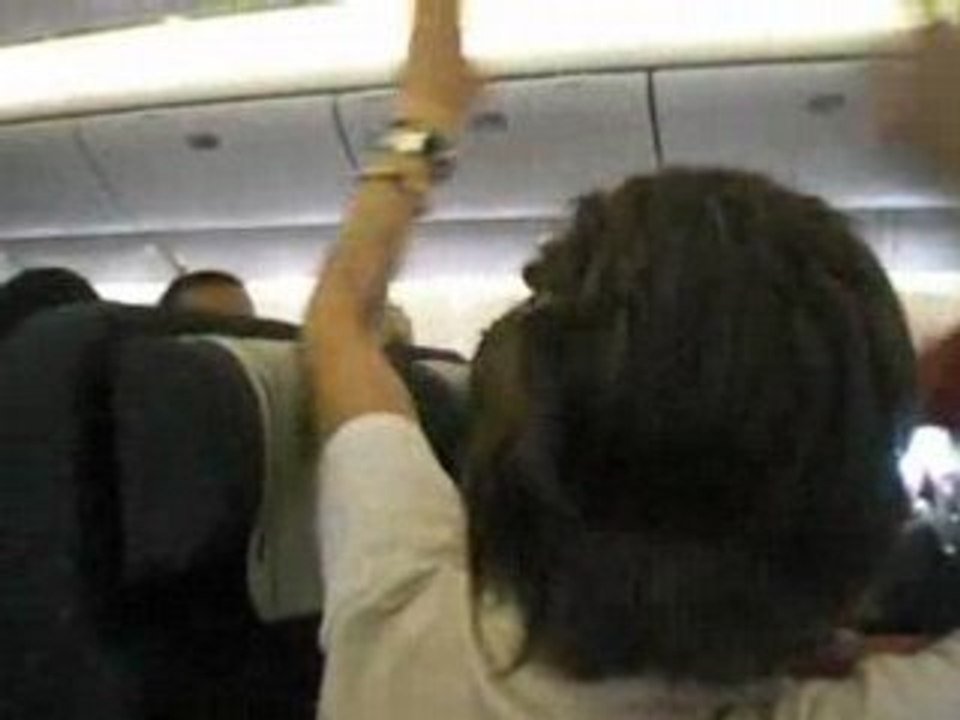 Bataille dans l'avion