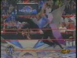 WWE - RAW 3.14.05 - Randy Orton hits the RKO on Jake The Sna